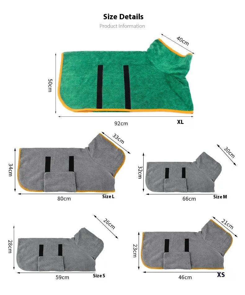 dog-robe-cat-bath-towel